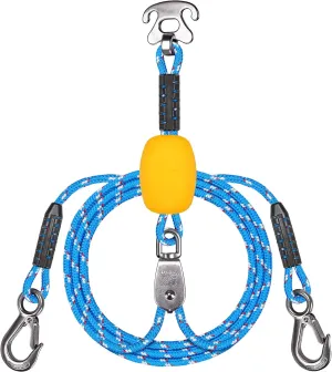 BeneLabel Tow Rope Quick Connector for Tubing with Stainless Steel Connector, Water Sport Towable Connector 18'
