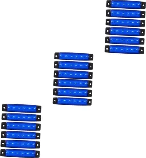 BESPORTBLE 3sets Waterproof Marine Boat Lights 6 Led Lights Low Power Consumption Abs Material Boating Safety 6pcs*3