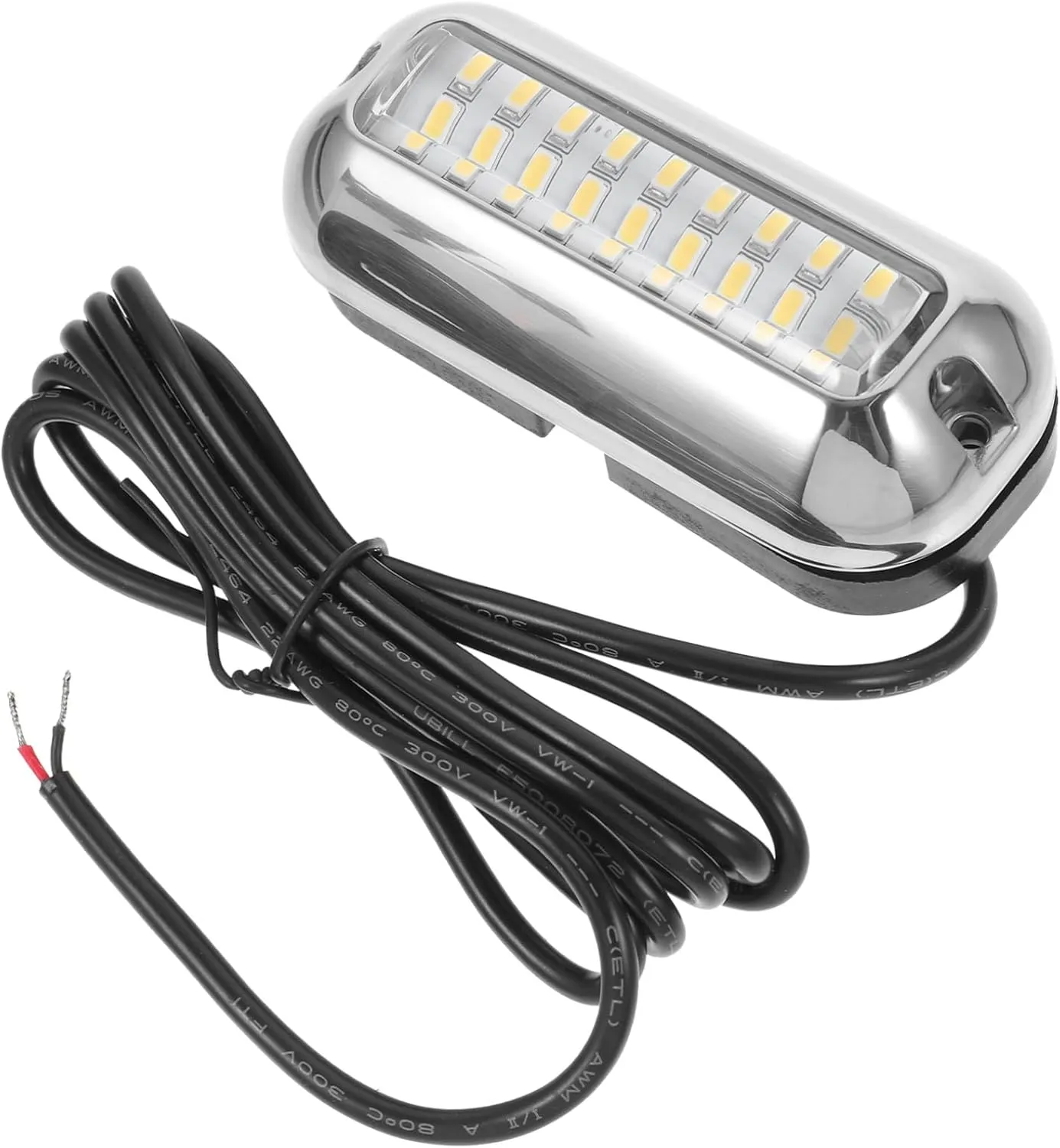 BESPORTBLE Boat Transom Lights Marine Led Underwater Lighting Waterproof for Boating 27 Leds Wide Coverage and Easy to Install