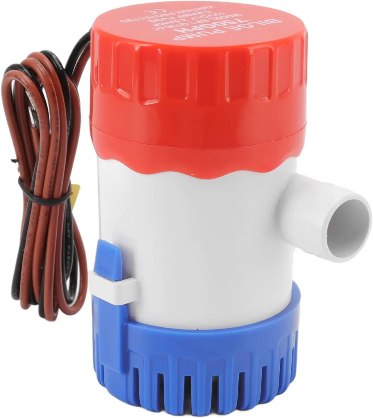 Bilge Pump, Nonautomatic Marine Bilge Pump Filter Device No Noise for Spa (750GPH 12V)
