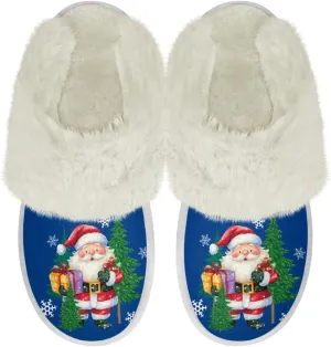 Binienty Women's Men's House Slippers Memory Foam Indoor Outdoor Fuzzy Slipper Bedroom Shoes