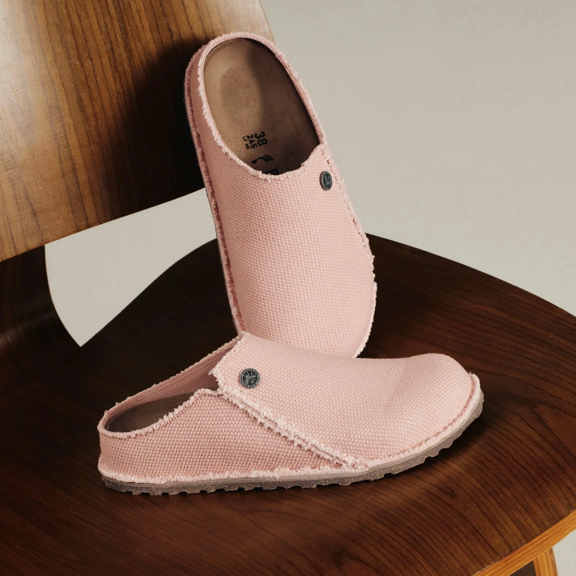 Birkenstock Zermatt 365 soft pink canvas