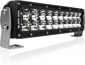 Black Oak LED Light Bar Combo, Spot, Flood Optics Pro Series 3.0, Waterproof IP69K Rated Double Row Light Bar for Off-Road, UTV, Roof Rack, Dunes & Desert Riding (10 Inch)