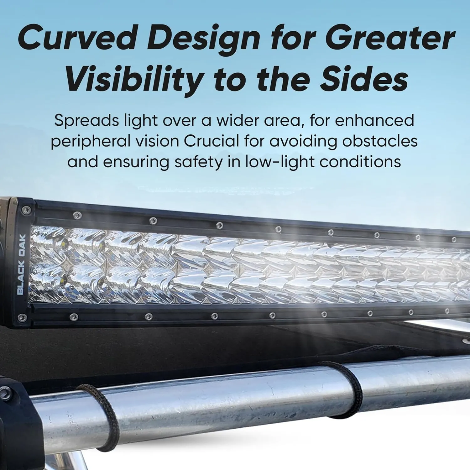 Black Oak LED Light Bar Combo, Spot, Flood Optics Pro Series 3.0, Waterproof IP69K Rated Double Row Light Bar for Off-Road, UTV, Roof Rack, Dunes & Desert Riding (10 Inch)