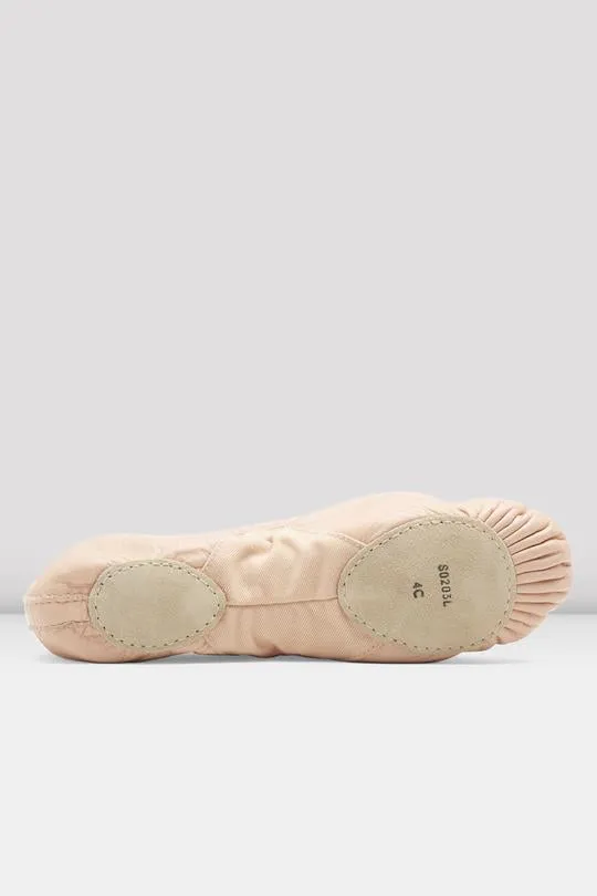 Bloch S0203L Prolite II  Leather & Canvas Split-Sole PINK Ballet Shoe