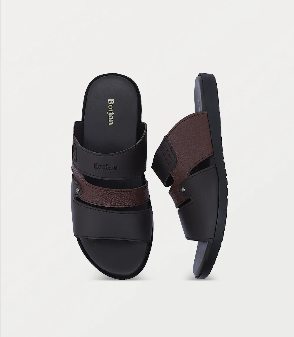 BM6842-ESPRESSO-Men Slipper