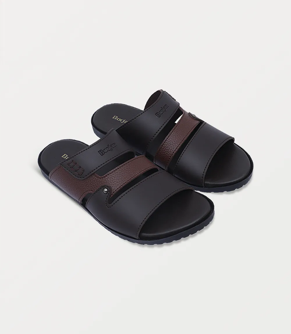BM6842-ESPRESSO-Men Slipper