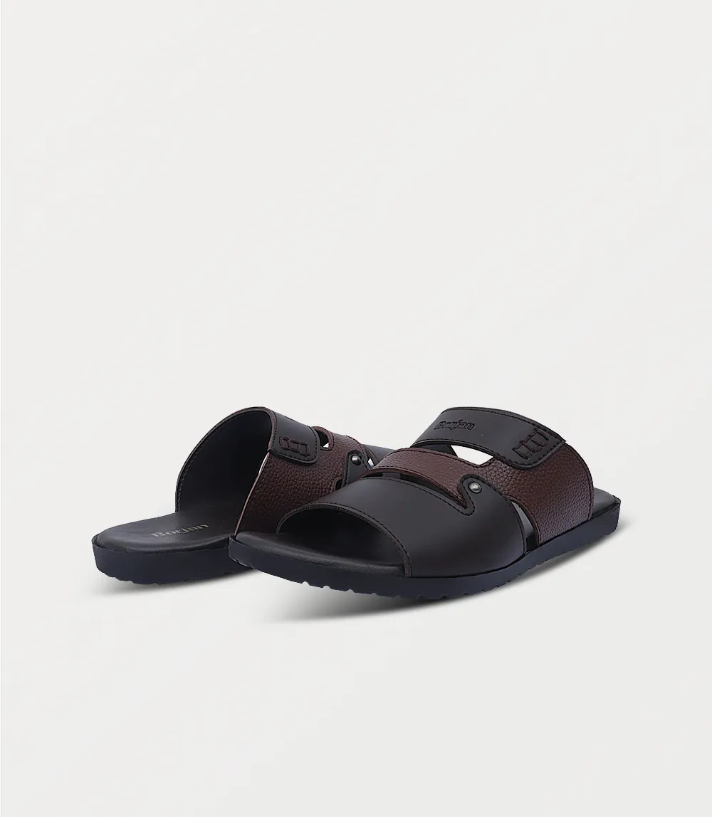 BM6842-ESPRESSO-Men Slipper