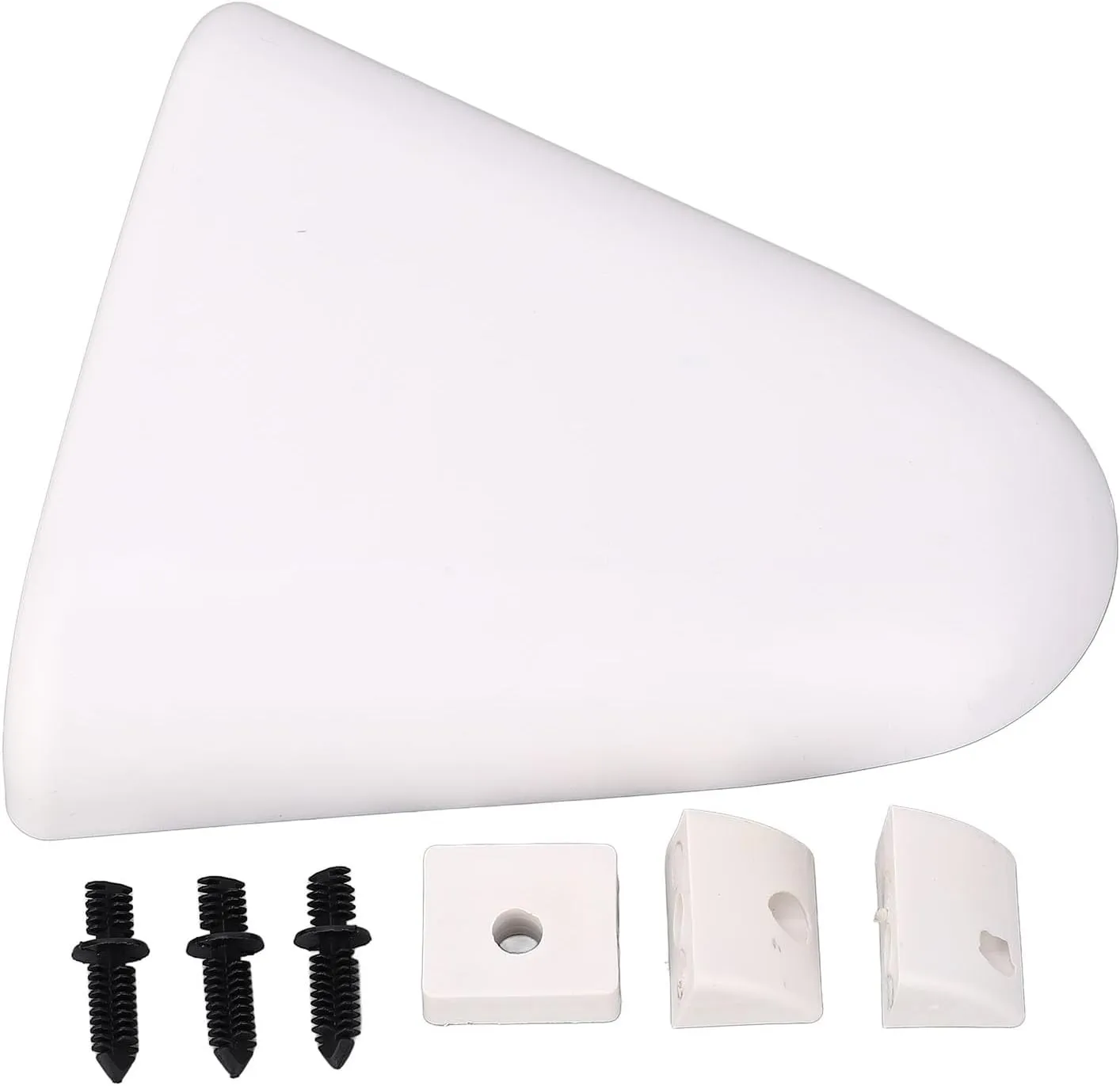 Boat Clam Shell Vent Marine Hull Ventilation Cover 957175 7 3/8 X 6 5/8 inch White Replacement for SEA RAY Hull Side Vent Cover