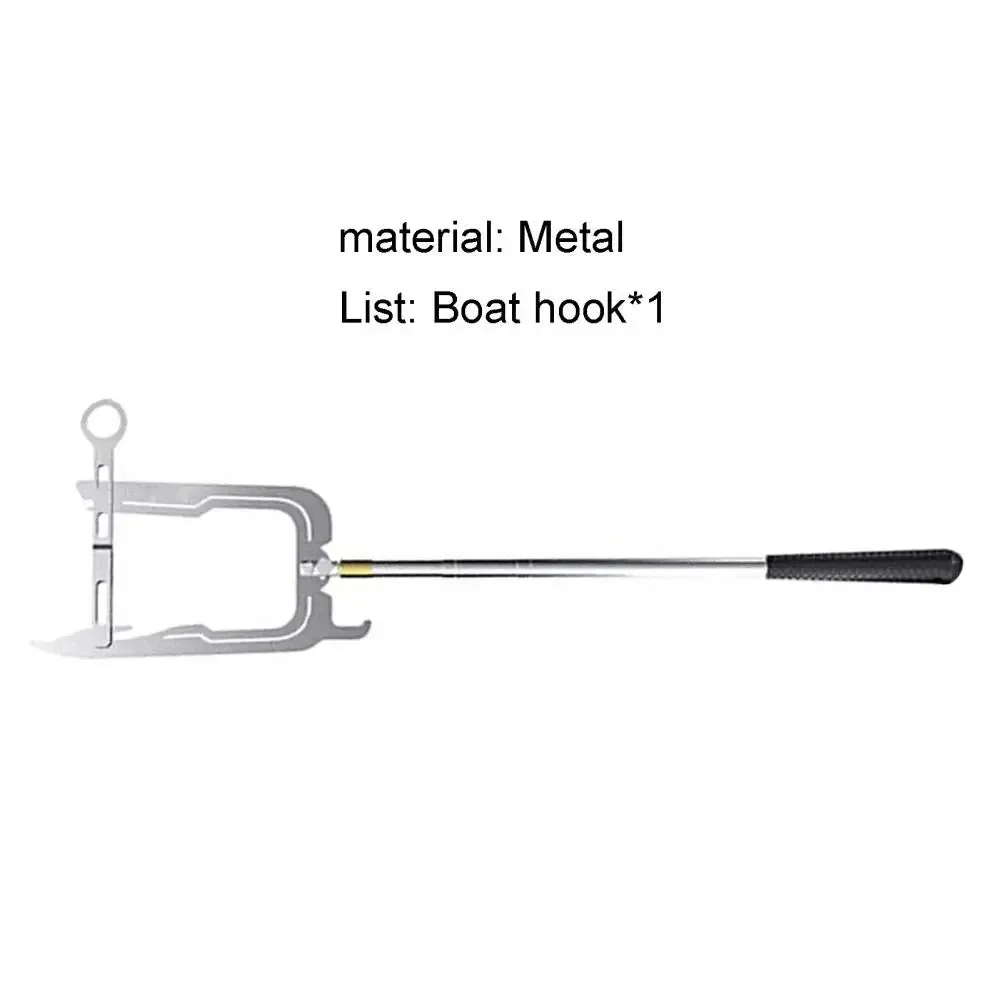 Boat Hook Multifunctional Easy to Use Metal Dock Locking Ring for Grabbing Gear Bags