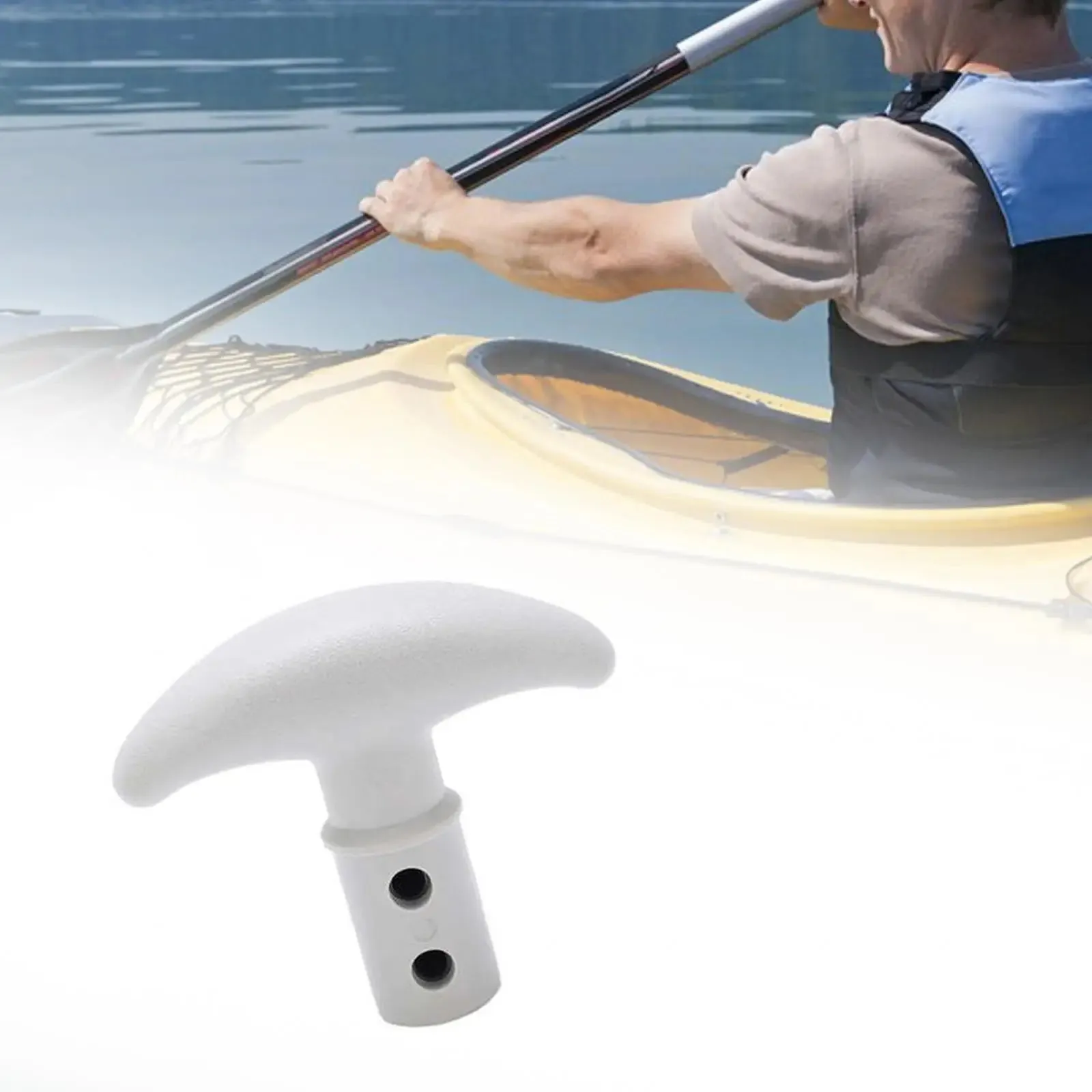 Boat Oar Replacement T-Handle Fitting Easy Install Fine Craft Compact Portable