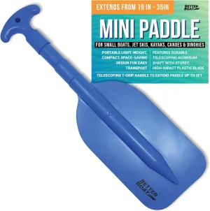 Boat Paddle Telescoping Plastic Collapsible Oar, Kayak, Jet Ski, Rafting, Mini Canoe Paddles, Tubing Floats, Rowing Safety Accessories for Kids and Adults
