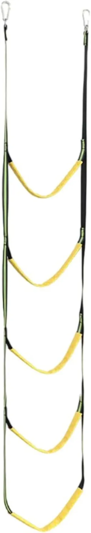 Boat Rope Ladder Swim Ladder,Heavy Duty Folding Outdoor Climbing Ladders,Marine Rope Ladder for Inflatable Boat Canoeing, 133 cmx32 cm