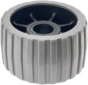 Boat Trailer Roller Wheel, Ribbed Swashplate Roller, Heavy Duty Stable Mounting, Universal Rolling Tool for Motor Yacht Marine