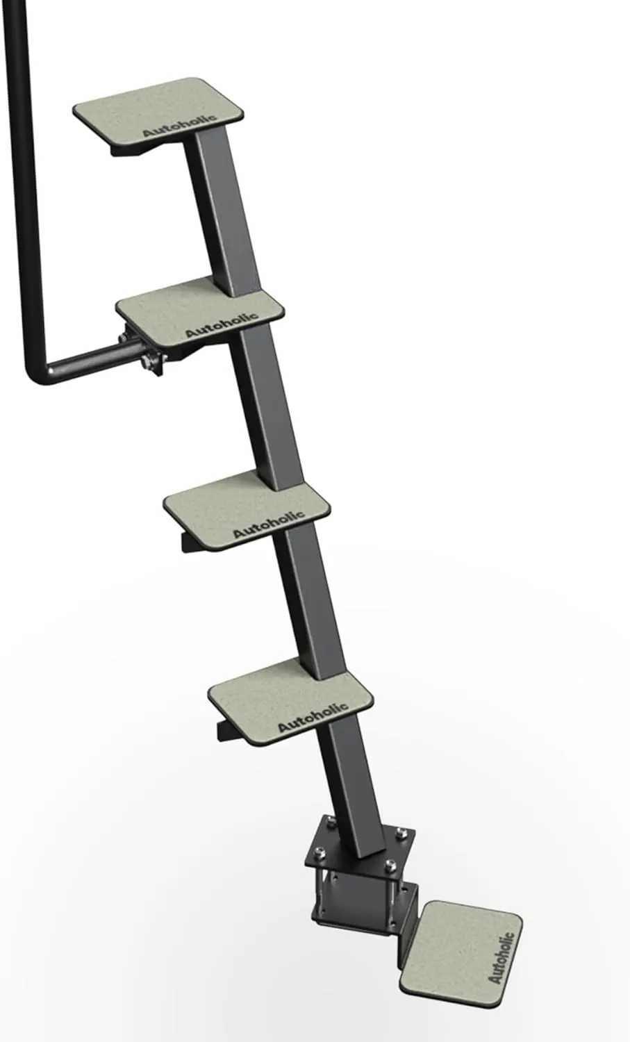 Boat Trailer Step 5 Step with Handle Non-Slip Step Fit for Trailer Tongue Safer Easier for People of All Ages Board Boat Trailer Stability Reduce Slip Glow in Dark Climbing Assist