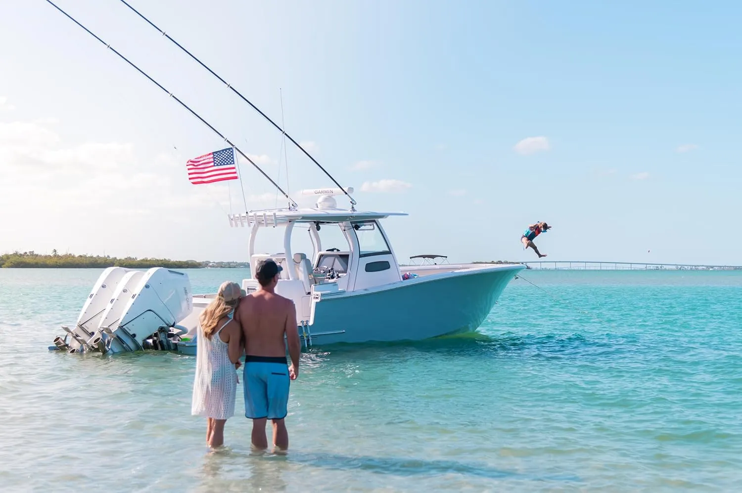 Boating Flagpole for Rod Holders and/or Rocket Launchers (4.5' Pole)