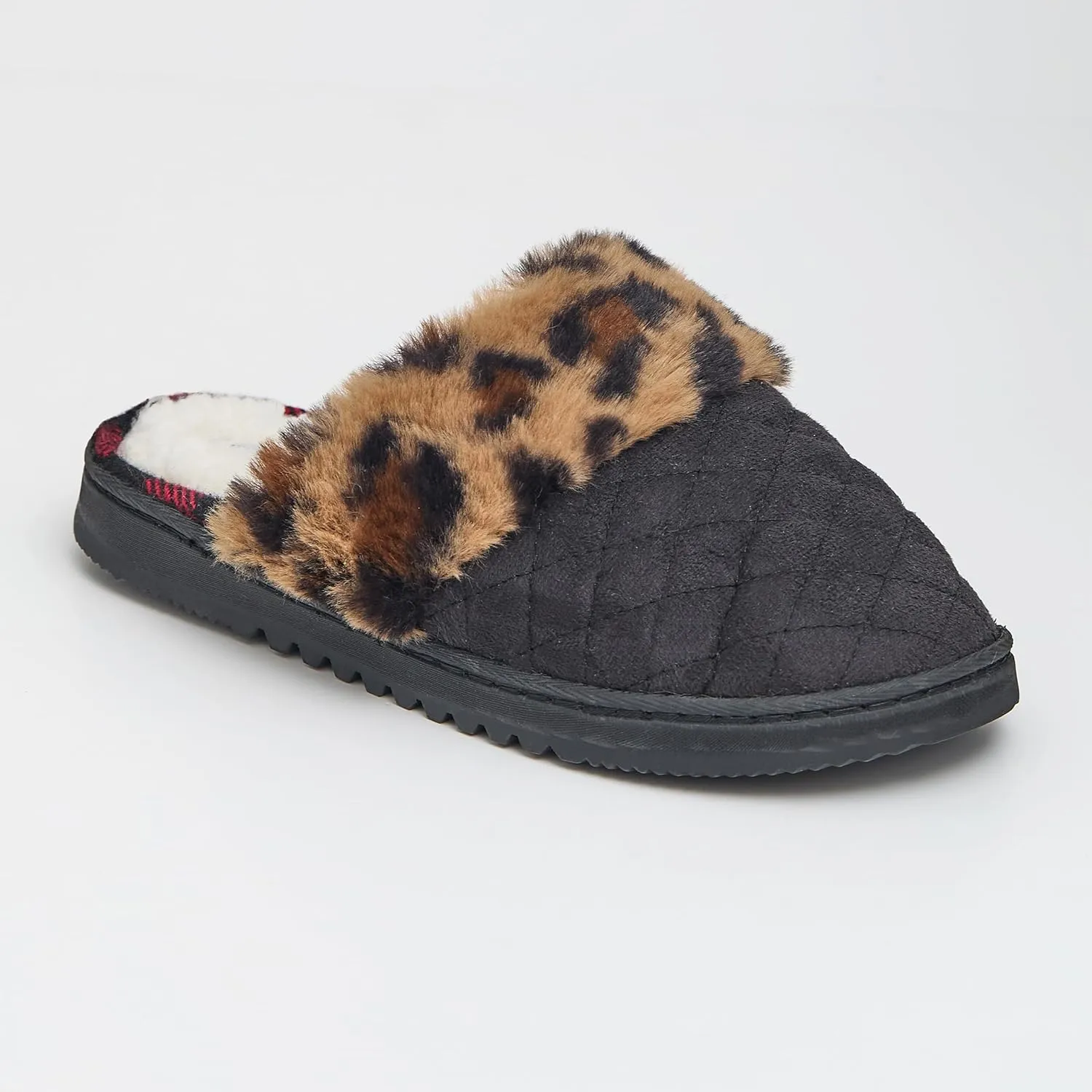 BORN Clog or Scuff Womens Slippers with Memory Foam and Non-Slip Sole, Soft and Comfy Bedroom Slippers for Women