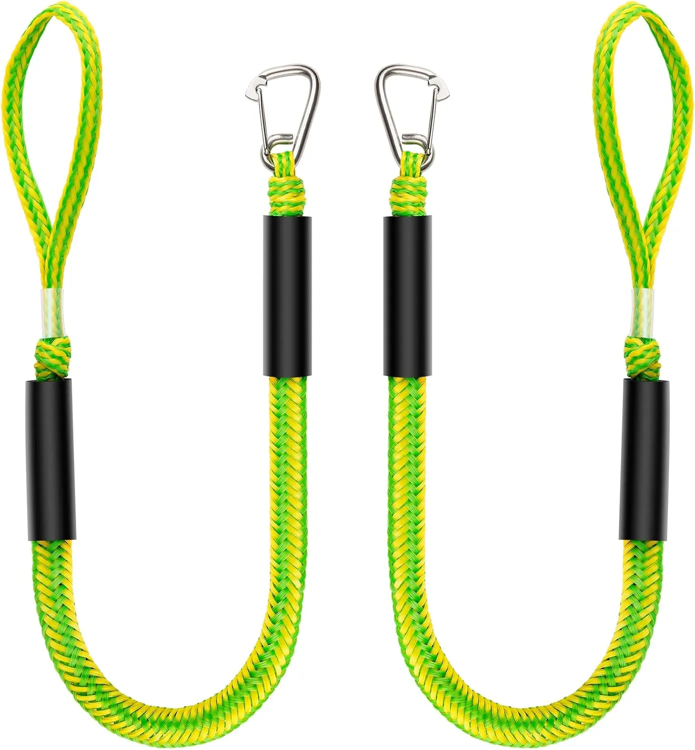 Botepon Bungee Dock Lines - Quick and Easy Dock Rope for Jet Ski, PWC, Seadoo, WaveRunner, Pontoon, Bass Boat