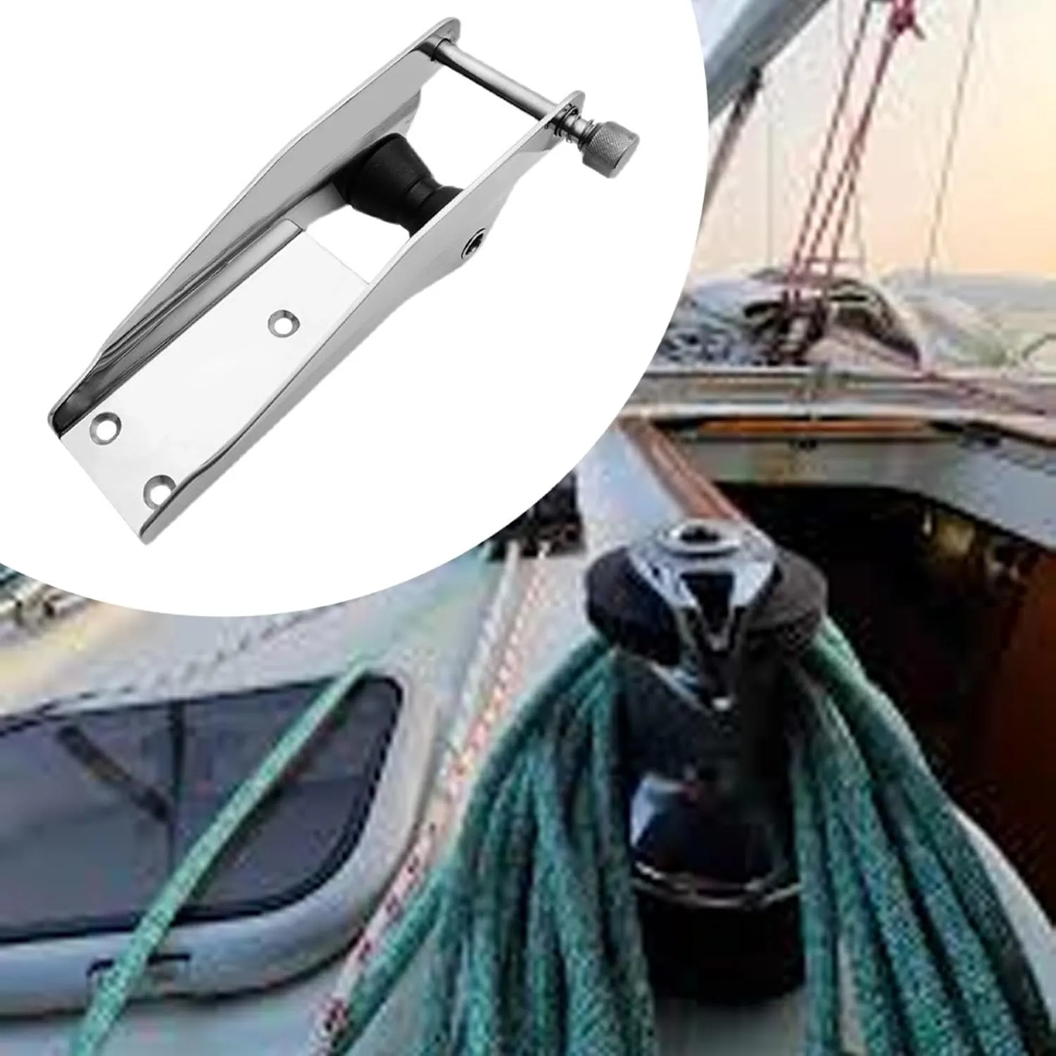 Bow Anchor Roller Marine Hardware High Strength Support Bow Anchor Fixed Bracket Stainless Steel for Yachts Trailer