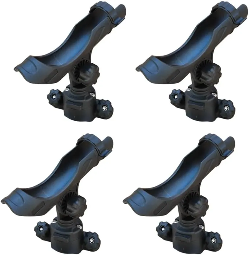 Brocraft 45 Degree Lund Boat Sport Track Rod Holder / Lund Boat Rod Holder - 4 Pack