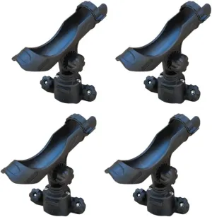 Brocraft 45 Degree Lund Boat Sport Track Rod Holder / Lund Boat Rod Holder - 4 Pack