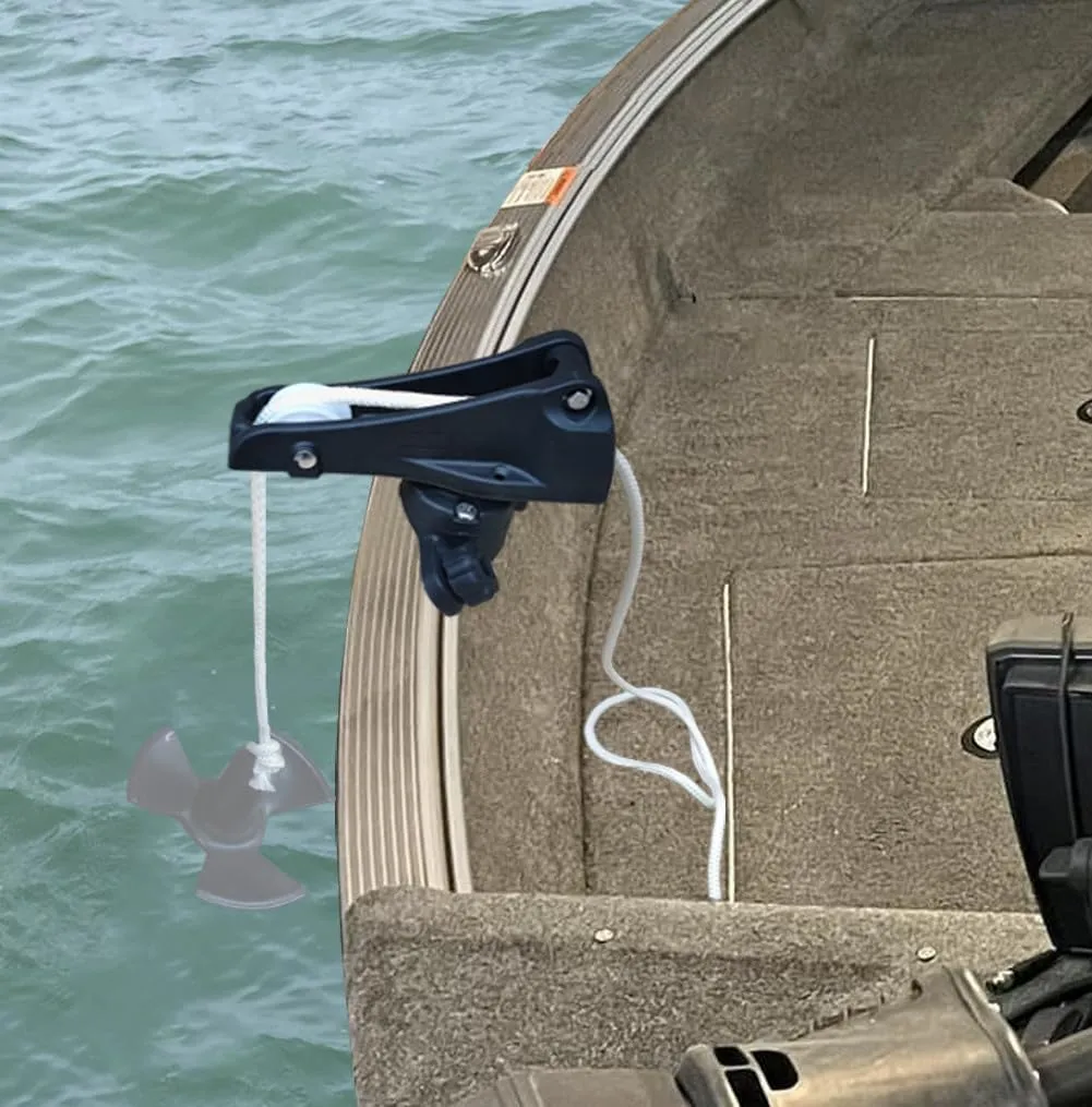 Brocraft Anchor Lock System for Boat Gunnel Track System/Boat Track Bracket Anchor System -Not Drilling Required