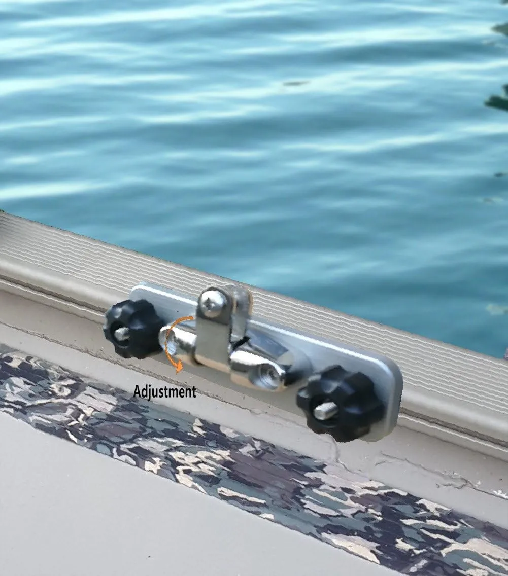 Brocraft Versatrack Tracker Bimini Top Mount/Versatrack Bimini Top Brackets/Canopy Bracket for Track Boat/Versatrack Boat Accessories