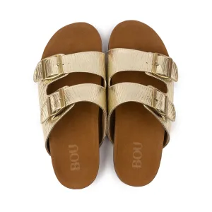 Broken Rays Slipper - Goldish Shine