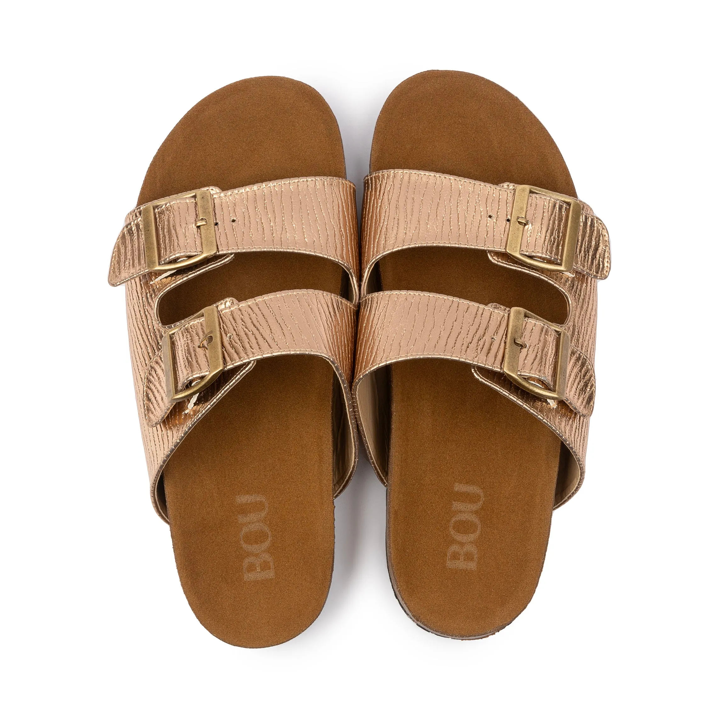 Broken Rays Slipper - Sunset Rose-Gold