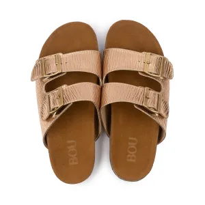 Broken Rays Slipper - Sunset Rose-Gold