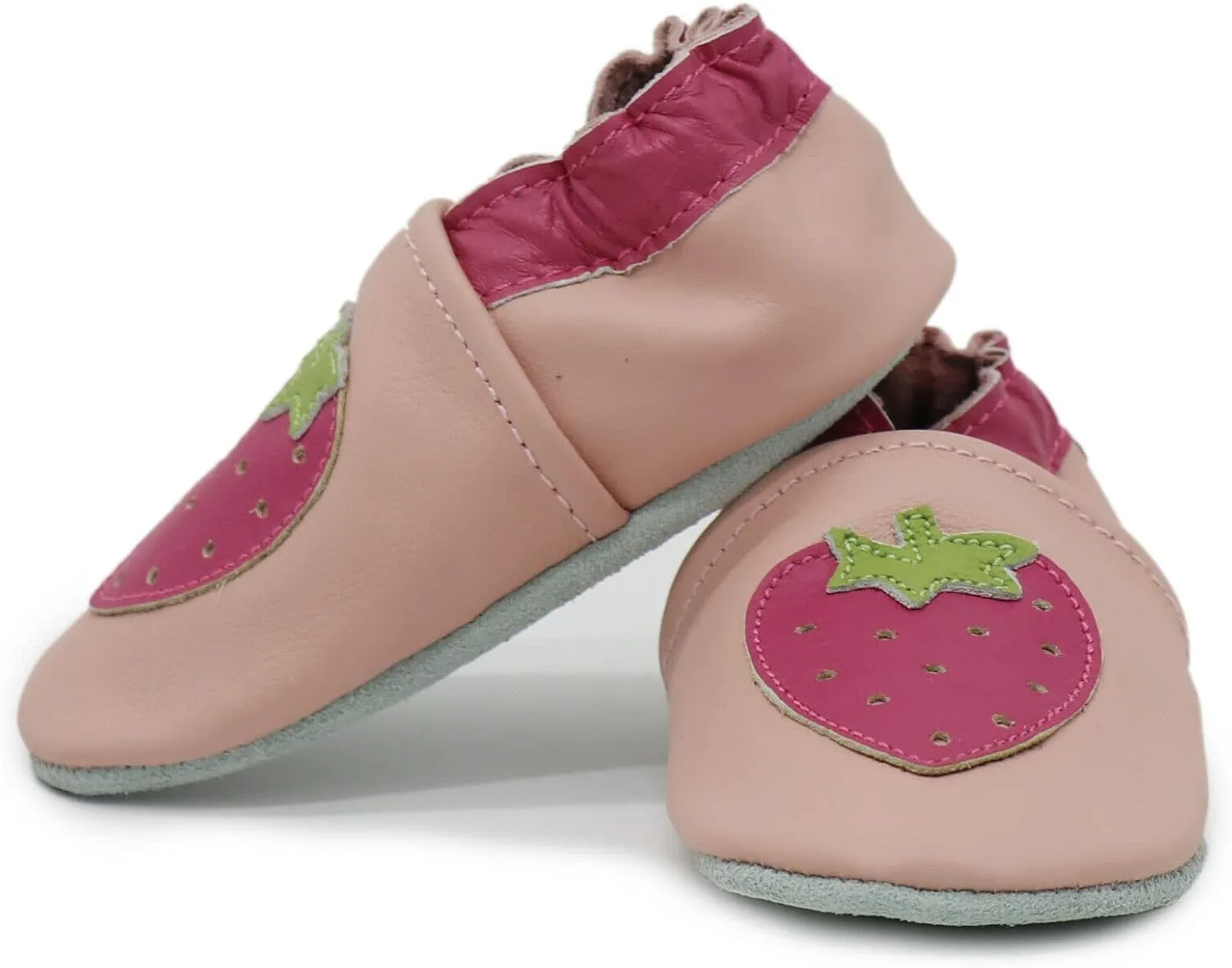 Carozoo Toddler Kids Unisex Slipper Animal Flower Soft Sole Leather Baby Shoes