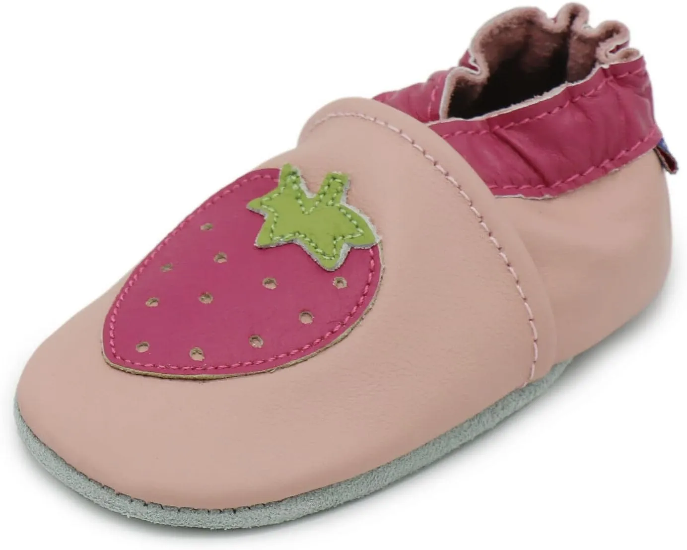 Carozoo Toddler Kids Unisex Slipper Animal Flower Soft Sole Leather Baby Shoes