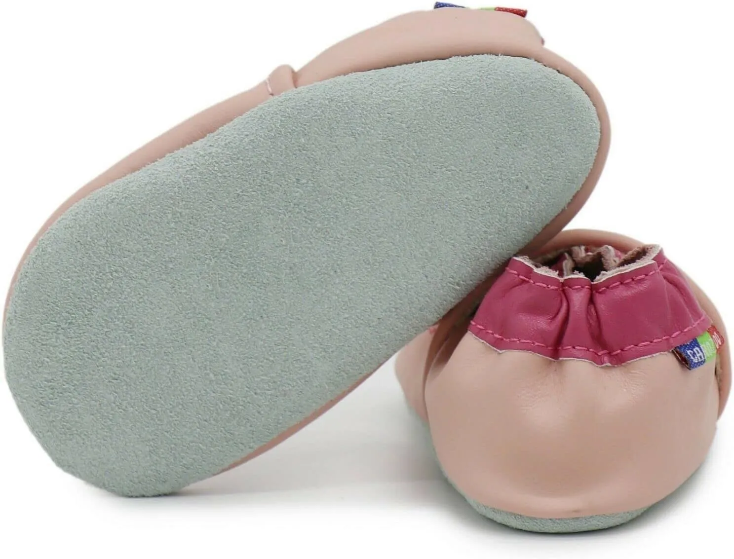 Carozoo Toddler Kids Unisex Slipper Animal Flower Soft Sole Leather Baby Shoes