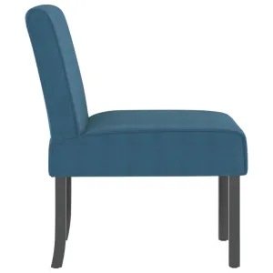 Chair Upholstered Accent Slipper Lounge Chair with Wood Legs Velvet