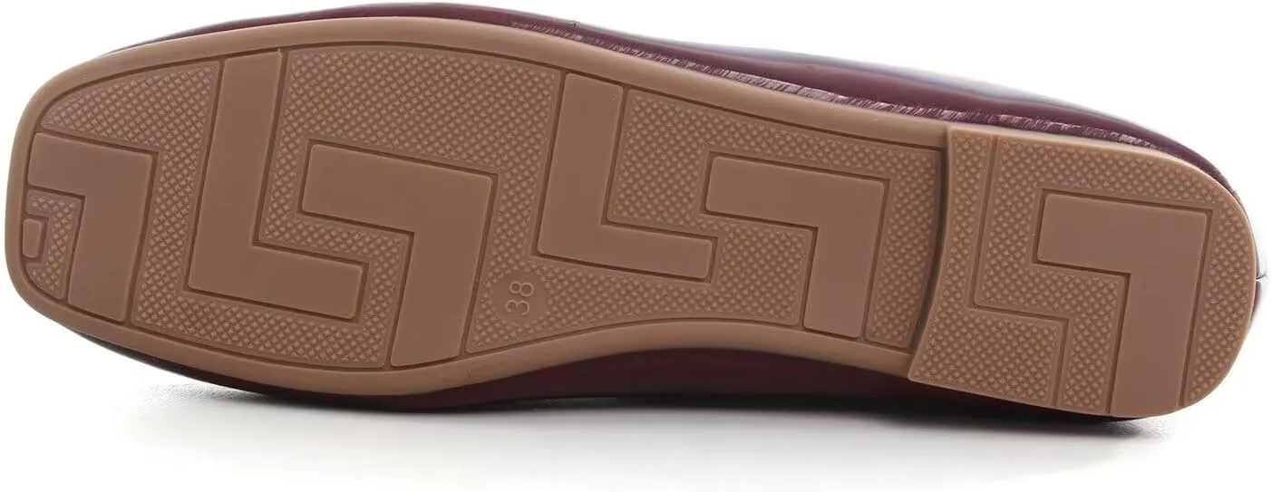 ChaiRong Zhou Women Square Toe Ballets Flats Comfort Slip On Walking Shoes for Driving