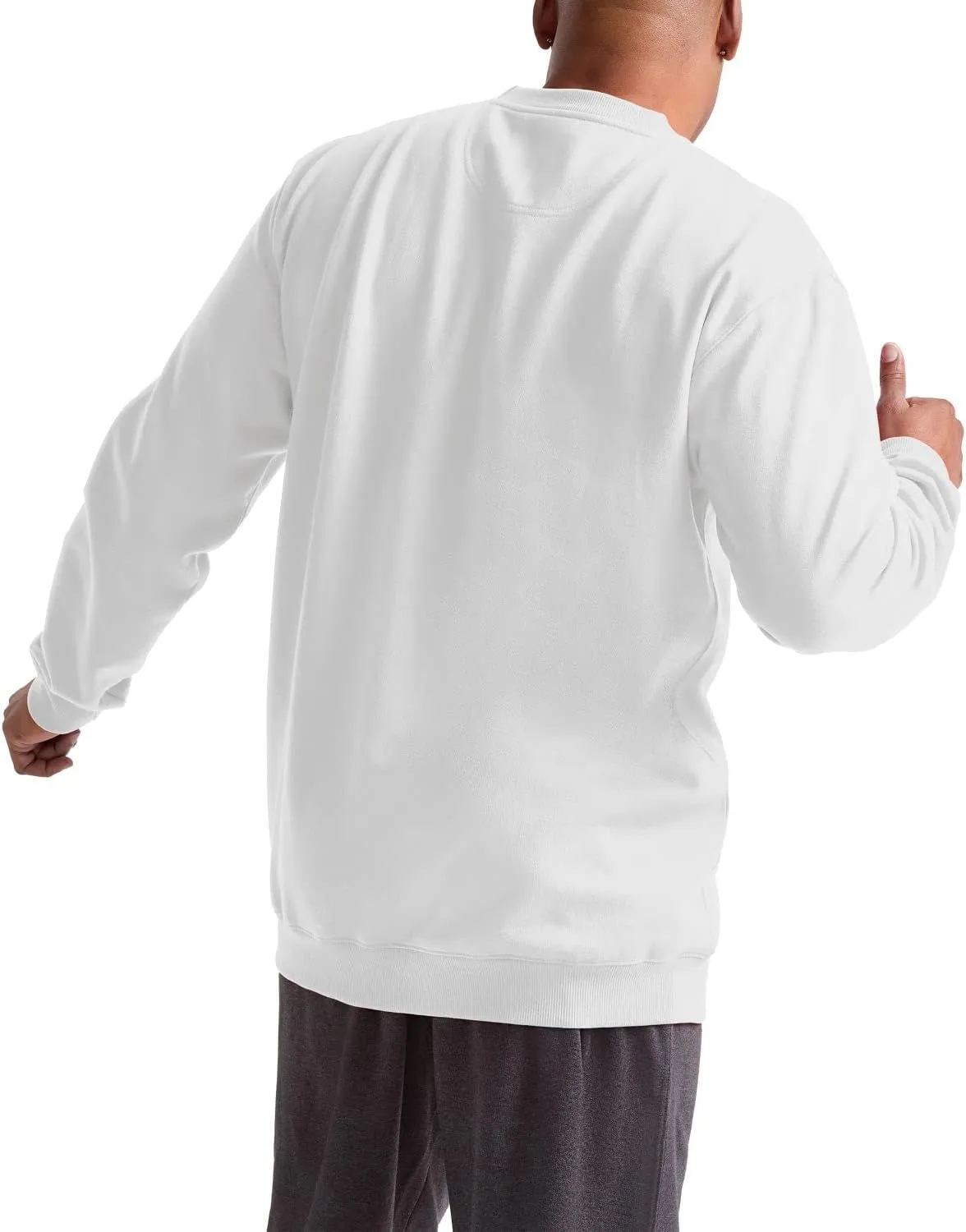 Champion Men's Crewneck, Powerblend Fleece Sweatshirt, Crewneck Sweatshirts (Reg. Or Big & Tall)