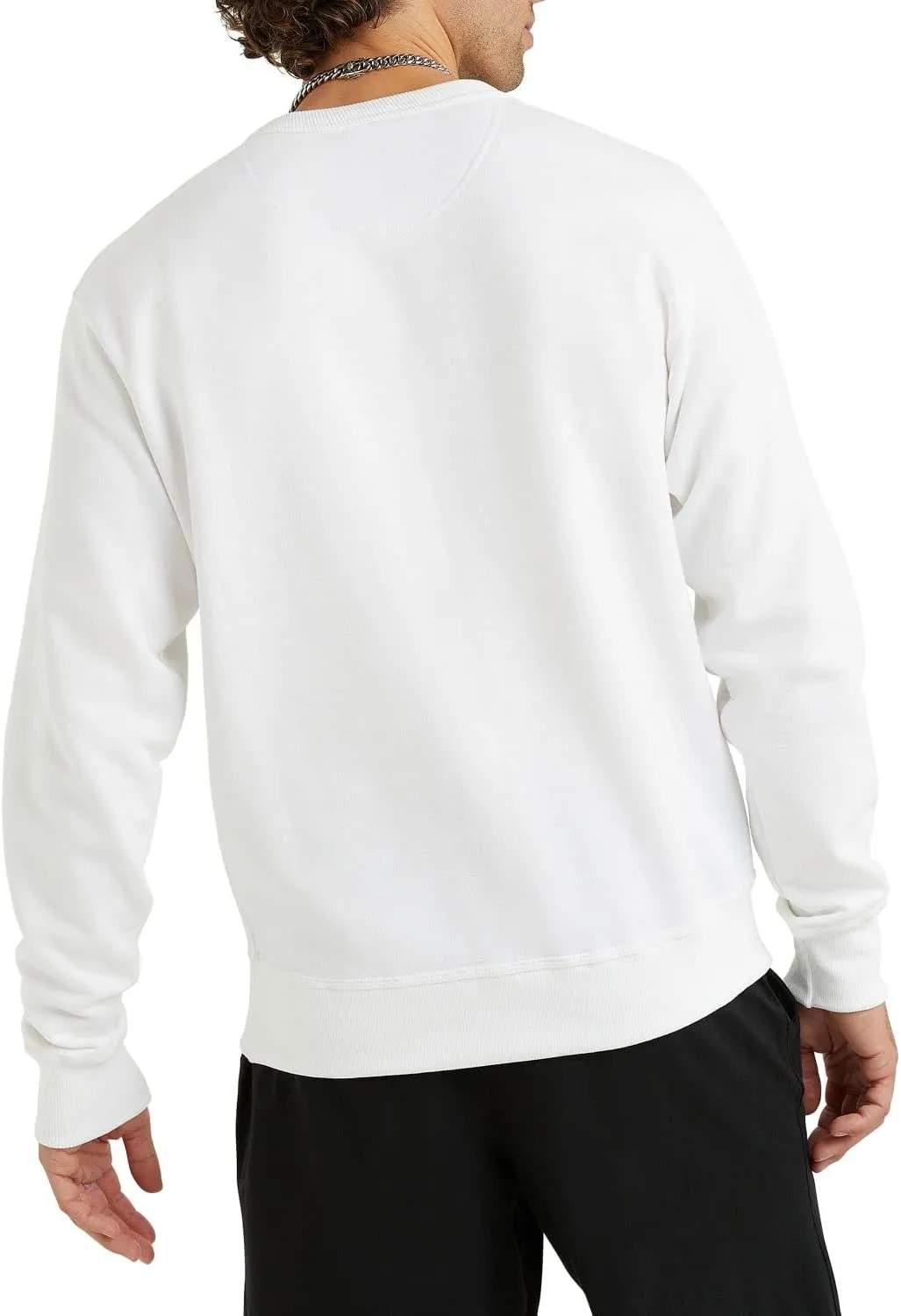 Champion Men's Crewneck, Powerblend Fleece Sweatshirt, Crewneck Sweatshirts (Reg. Or Big & Tall)