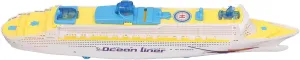 Childrens Cruise Ship Model Toys with Sound Effects, LED Light, Universal Rotation-oceandar-Steamer Boat Toys for and Girls