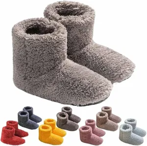 CLOUDEMO Boot Slippers for Women Indoor, Slipper Socks for Women, Cozy Warm Lined Non-Slip House Booties Slippers