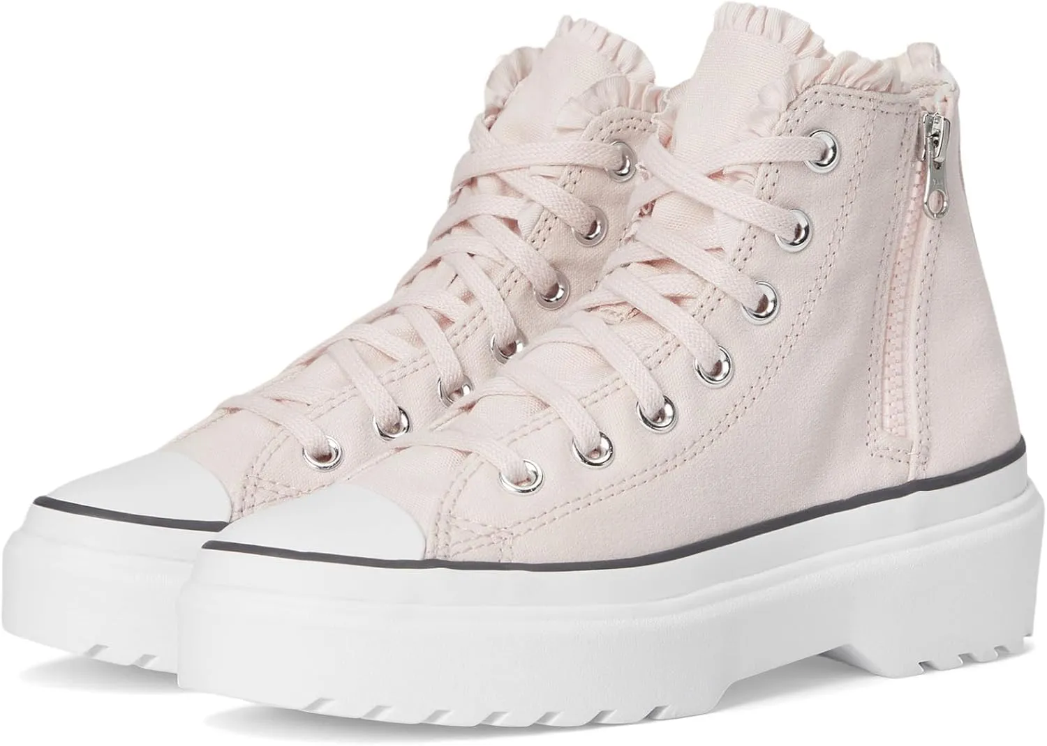 Converse Boy's Chuck Taylor All Star Lugged Lift Ruffles (Big Kid) Sneaker