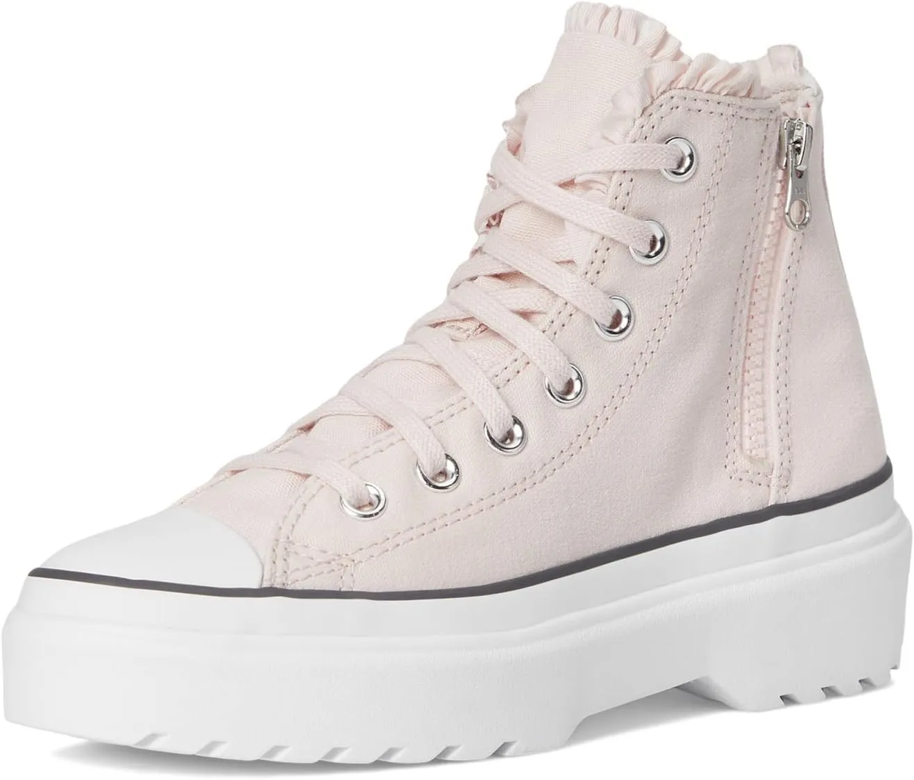Converse Boy's Chuck Taylor All Star Lugged Lift Ruffles (Big Kid) Sneaker