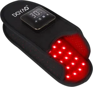 Cordless Red Light Therapy for Foot Slipper Near Infrared Light Therapy Device for Feet Toes Instep Pain Relief Led Portable Wearable Rechargeable 4000mAh Battery (2023MSfoot)