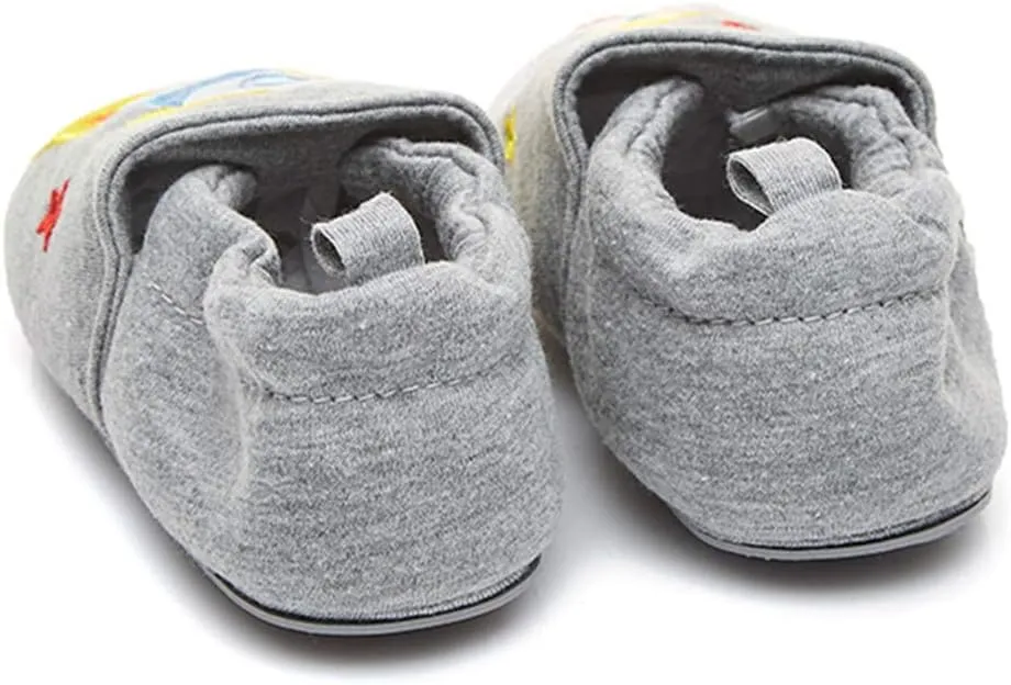 COSANKIM Infant Baby Boys Girls Slipper Soft Sole Non Skid Sneaker Moccasins Toddler First Walker Cirb House Shoes