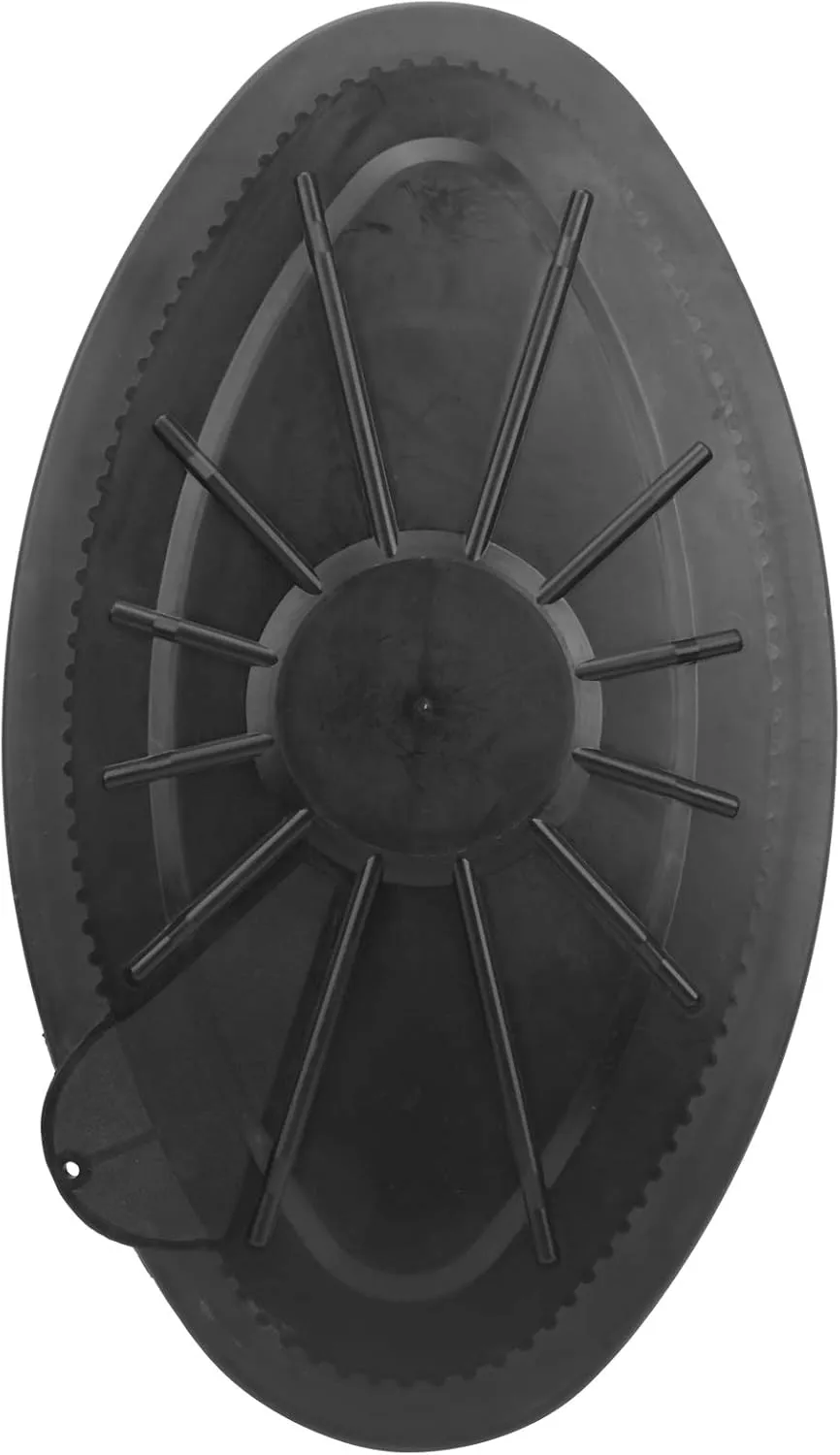 Cover 16 inch Oval Kayak Cover 45×26×3 Round Cover Plastic Deck Inspection Plate for Marine Boat Kayak Canoe Future Beach Kayak Parts Kayak Rubber Cover Perception Sport