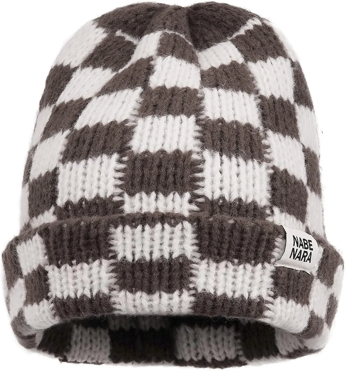 Croogo Beanie Men Slouchy Knit Skull Cap Warm Stocking Hats Women Winter Snow Ski Hat Cuffed Plaid Hat Toboggan Hats