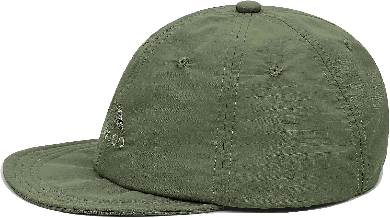 Croogo Quick Dry Short Brim Baseball Cap Soft Flat Bill Sun Hats Lightweight Trucker Caps Waterproof Umpire Short Bill Cap