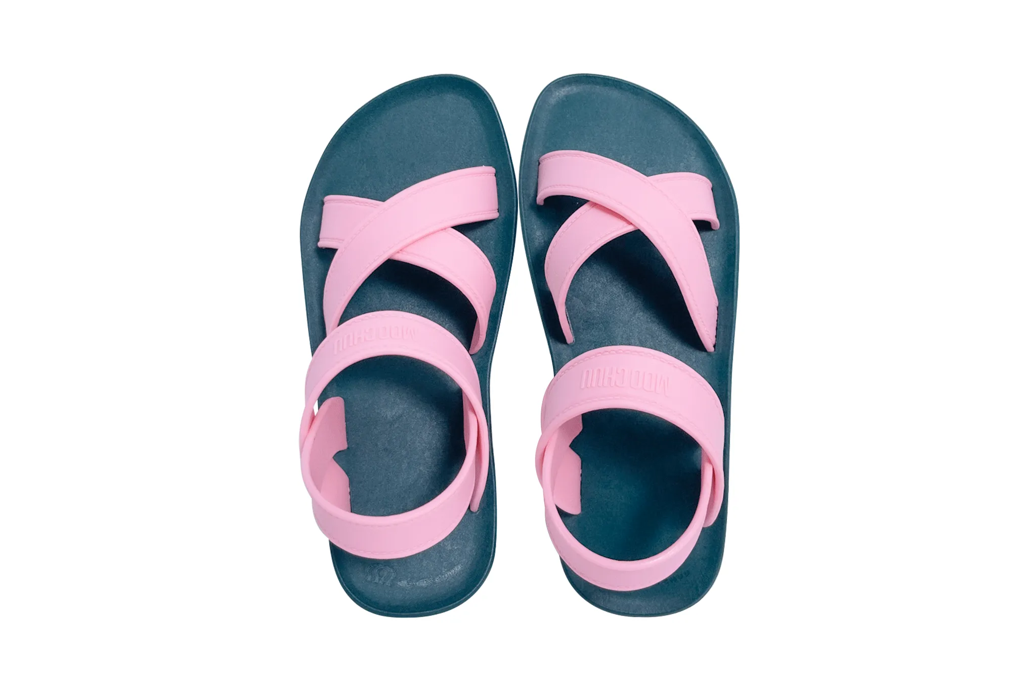 Cross Plus Green Sole Light Pink Strap