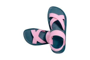 Cross Plus Green Sole Light Pink Strap