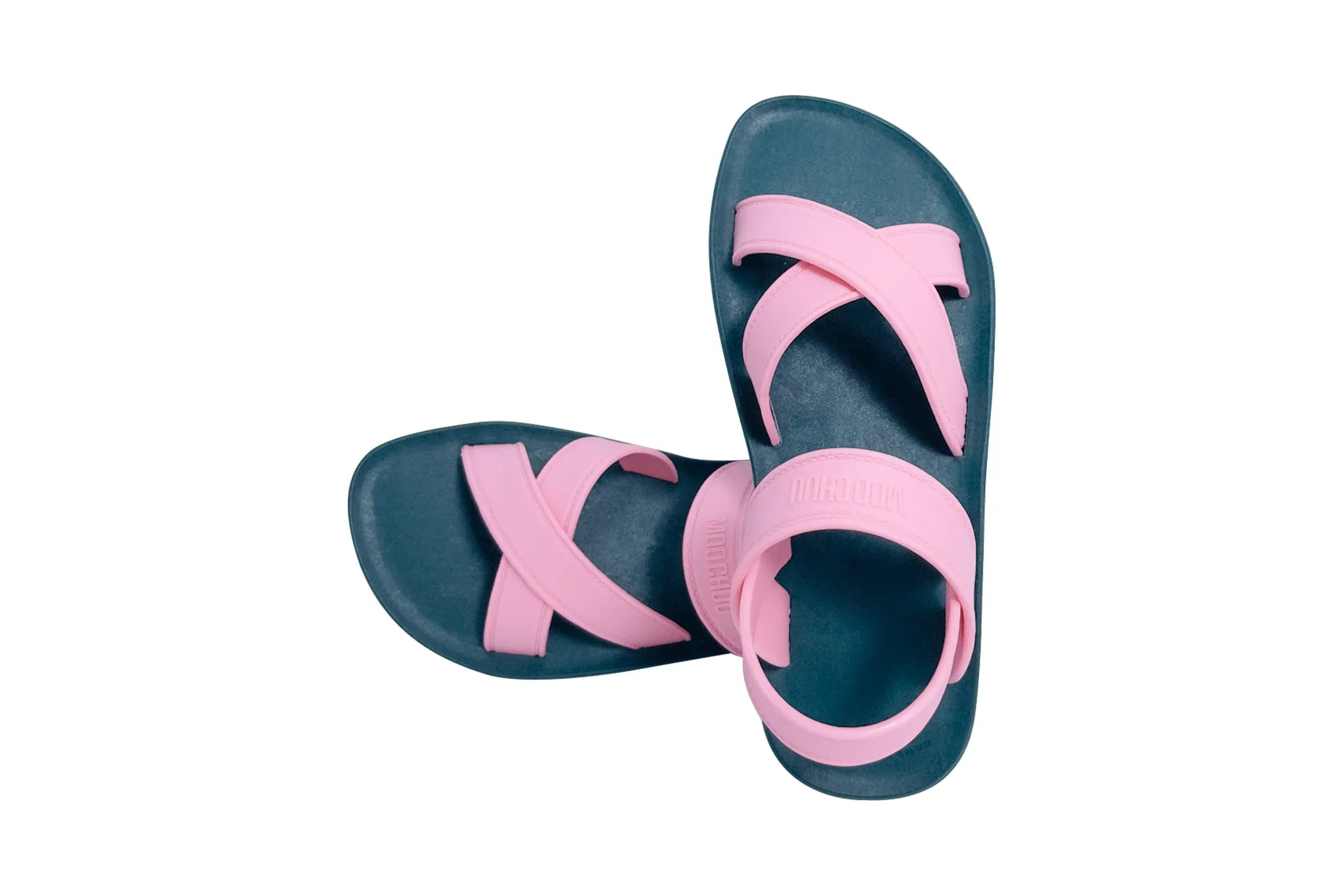 Cross Plus Green Sole Light Pink Strap
