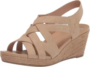 Cuban Sandals Toe Wedges Sand Everlasting Personalized Secure payments Smooth Dr. Scholl's Open Slingback